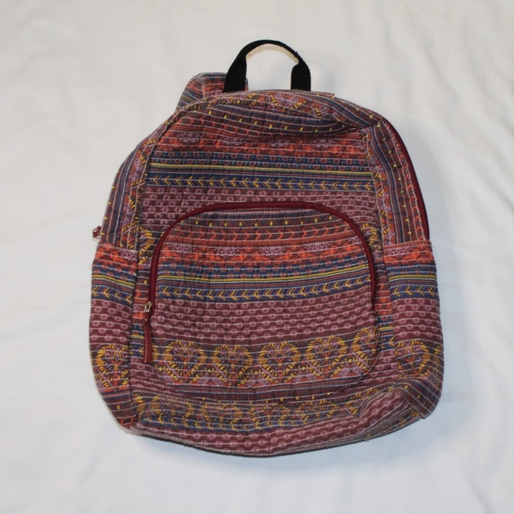 Quilted Backpack Multicolor Unbranded